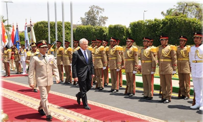 السيسي يستقبل وزير الدفاع الأمريكي