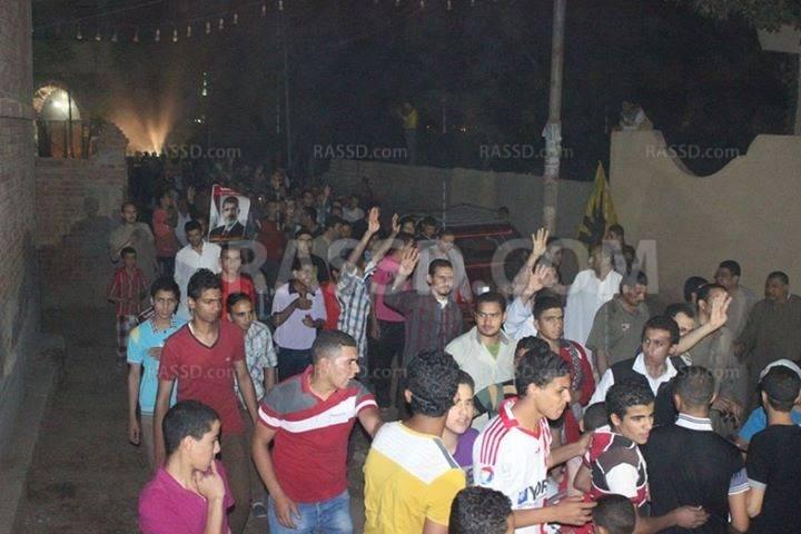 مسيرة ليلية حاشدة رافضة للانقلاب بنزلة الشوبك بالجيزة