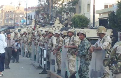 وجود مكثف للجيش وأمن الانقلاب بشوارع السويس تحسبًا للتظاهرات