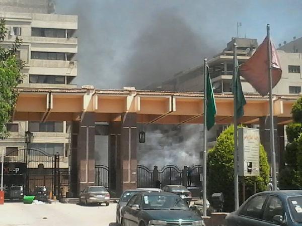 اعتداء امن الانقلاب على مسيرة بجامعة المنصورة