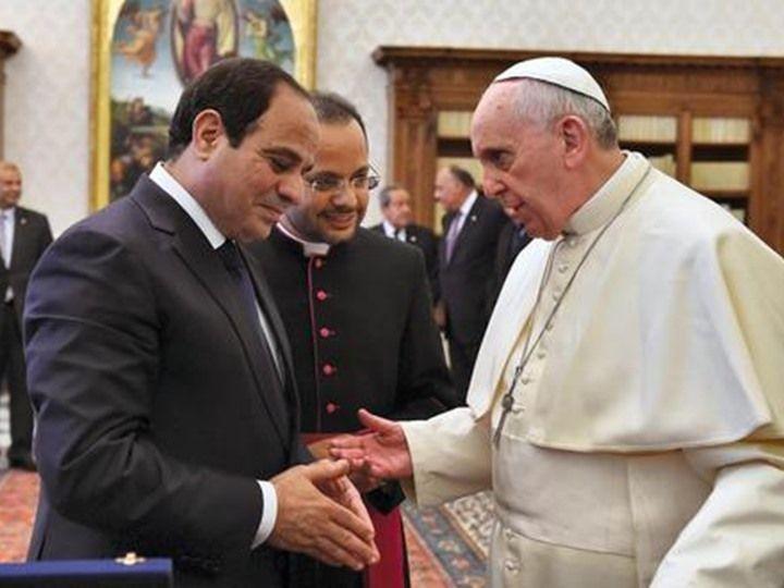 هيومن رايتس: هل سينظر السيسي لمطلب البابا فرانسيس بإرساء حقوق الإنسان؟
