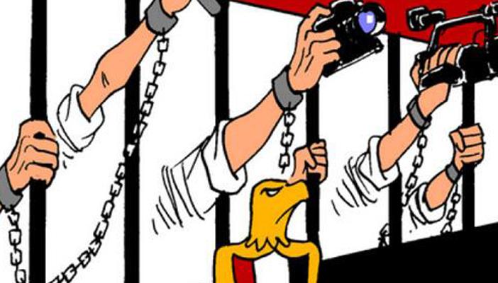 اقتحام نقابة الصحفيين يتصدر رسوم الكاريكاتير في الصحف العربية والدولية