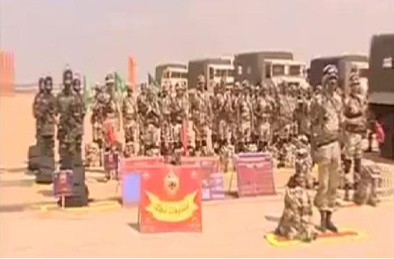 بالفيديو.بدء المناورات العسكرية المصرية السعودية - شبكة رصد الإخبارية