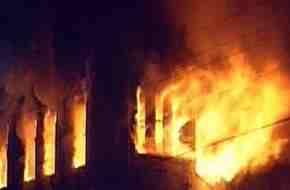 حريق هائل نتيجة “ماس كهربي” بطنطا