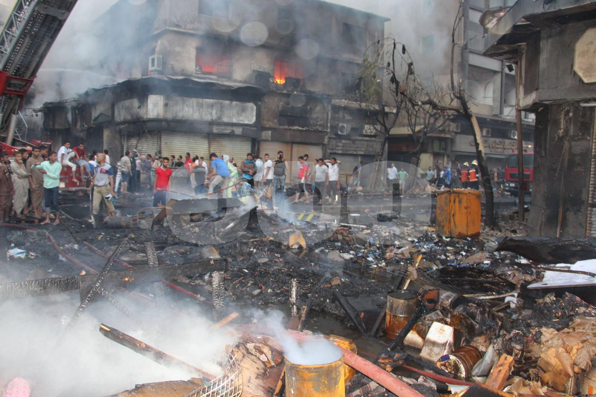 بالفيديو والصور.. شاهد مأساة حريق الرويعي.. ومصادر أمنية: تم بفعل فاعل