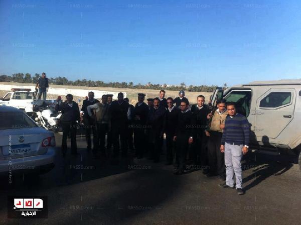 حملة أمنية لإزالة التعديات بخط مياه الشرب بشمال سيناء