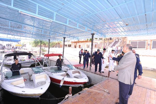 محافظ  الأقصر يفتتح وحدة للإنقاذ النهري