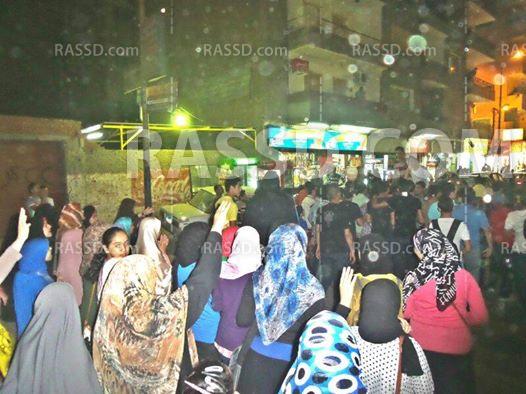 مسيرة ليلية حاشدة مناهضة للانقلاب بطنطا