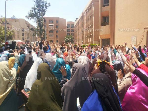 فعاليتين لطلاب جامعة المنوفية تنديدا باعتقال زملائهم