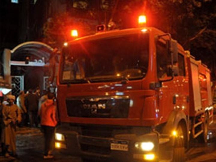 حريق مصنع للمواد الغذائية بمدينة السادس من أكتوبر بالجيزة