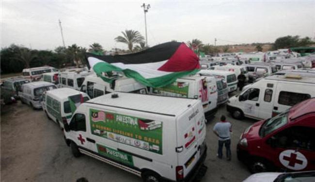 الأحد.. قافلتان إغاثيتان تصلان غزة