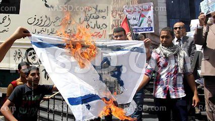 وقفة لحركة العدالة والاستقلال في ذكرى النكبة العربية