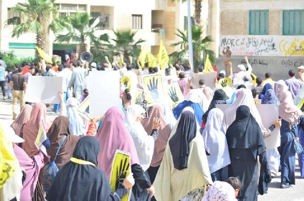 “برج العرب” تنتفض في مليونية “قاطع رئاسة الدم”