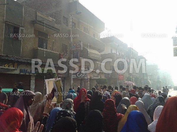 مسيرة لتحالف دعم الشرعية في “بركة السبع” بالمنوفية