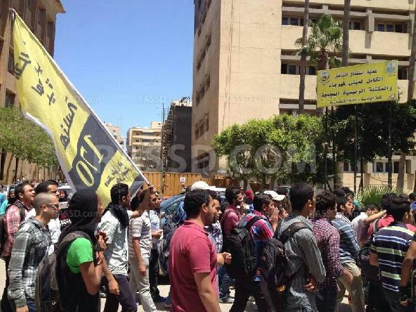 تظاهرة بـ”هندسة الإسكندرية” تنديداً بقمع الطلاب