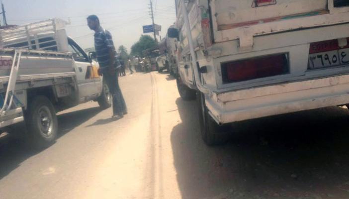 بالصور.. إضراب سائقي سيارات الأجرة بقرية الأسدية بالشرقية