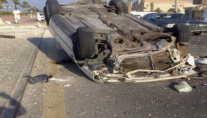 مصرع شخصين وإصابة 8 في حادث تصادم بمحور صفط اللبن
