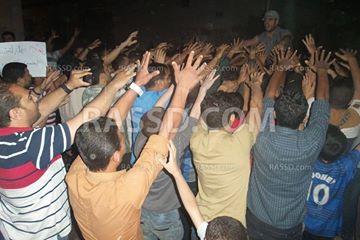 مسيرة ليلية رافضة للانقلاب بالمحلة الكبرى