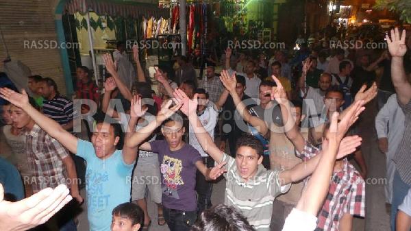 مسيرة مناهضة للانقلاب العسكري بالفيوم