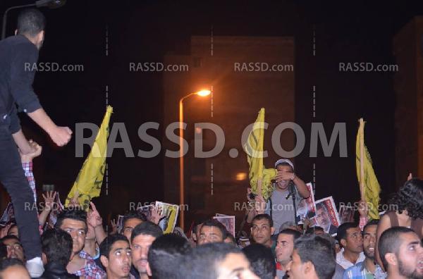 مسيرة ليلية مناهضة للانقلاب العسكري ببرج العرب