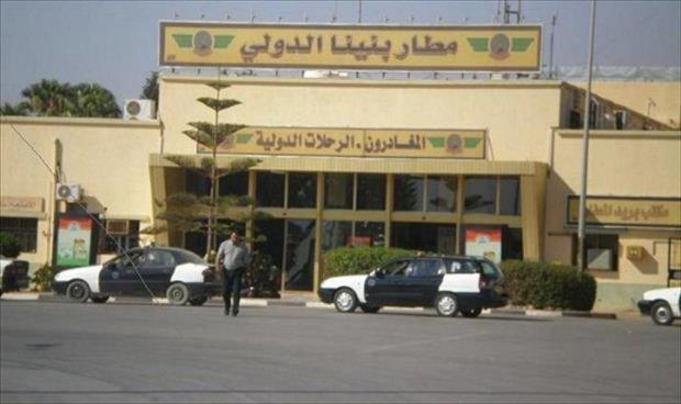 إطلاق قذيفتين على مطار “بنينا” ببنغازي