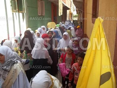 مسيرة لطلاب ثانوى أزهرى بالمنصورية تنديدا بحكم العسكر