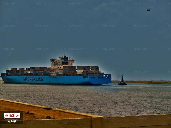 ميناء بورسعيد يستقبل اكبر سفينة حاويات في العالم