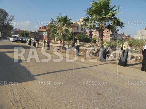 سلسلة بشرية لـ “7 الصبح” في المنصورة