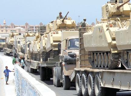 الجيش ينفي الدفع بتعزيزات إضافية لشمال سيناء