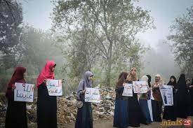 سلسلة بشرية بأبو كبير في الشرقية