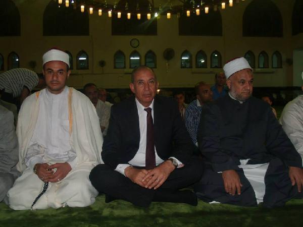 محافظ بورسعيد بحتفل بالإسراء والمعراج بمسجد الشاطئ