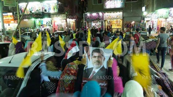 ثوار السويس يخرجون في مسيرة ليلية استجابة للتحالف الوطني