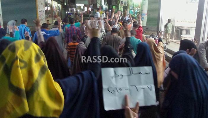 بالصور.. مسيرات ليلية ضد حكم العسكر في 6 محافظات