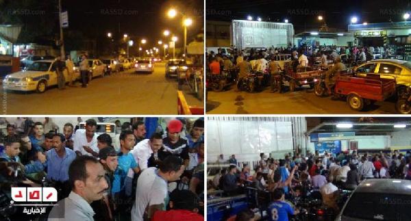 أزمة الوقود تُشعل المشاحنات بمحطات وقود بني سويف