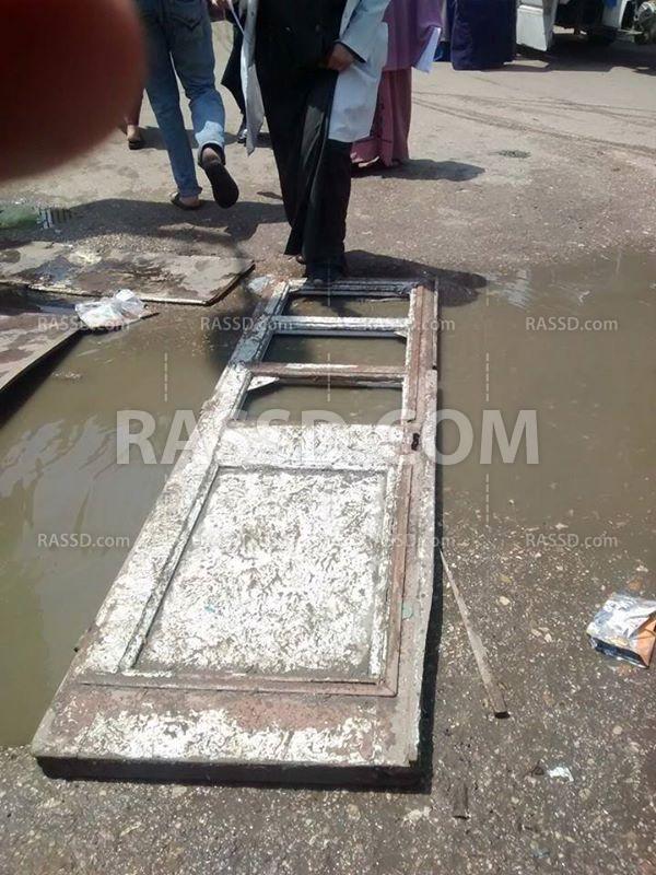 الصرف الصحفي أمام مستشفى الجامعة بطنطا.. مأساة متكررة