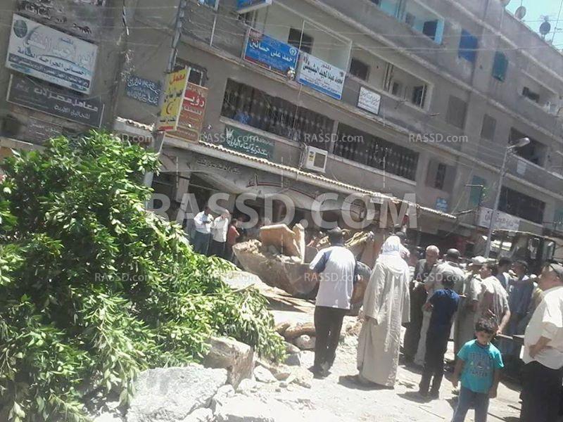 حملات لإزالة الإشغالات من شوارع إيتاي البارود لليوم الثالث