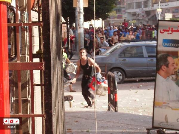 بالصور..في أول ظهور للسلاح قبل30 يونيو مقتل مواطن بالمنصورة