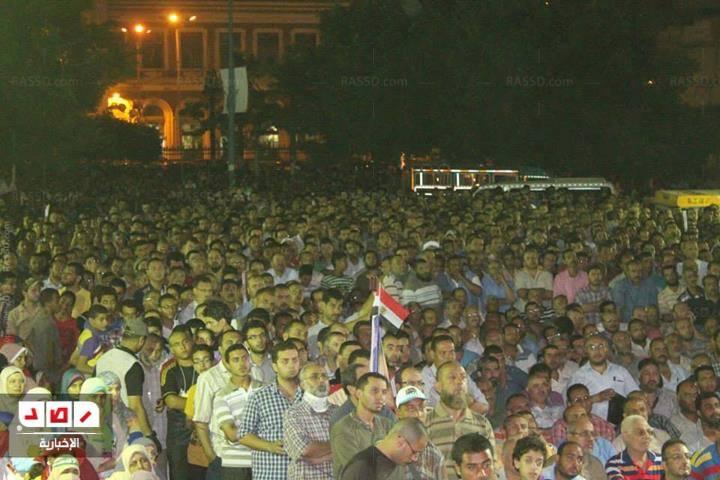 الألاف يحتشدون فى مؤتمر دعم الرئيس بالأسكندرية أمس