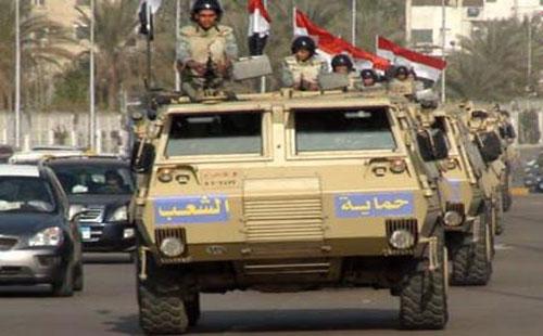 الجيش ينتشر في محافظة البحيرة