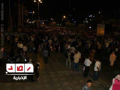 العشرات يتظاهرون للمطالبة بإسقاط النظام ببورسعيد