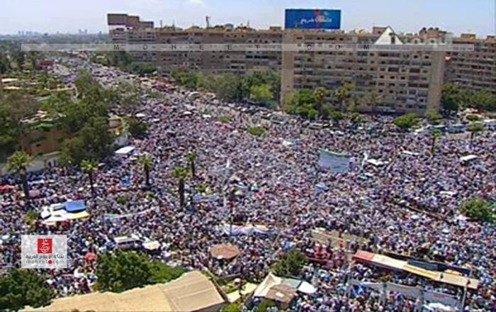 تجرد تلقي بيان من مسجد رابعة العدوية اليوم