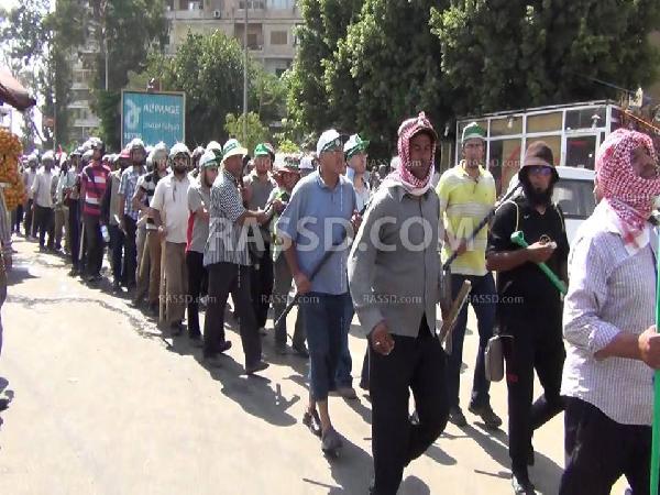 اللجان الشعبية في رابعة العدوية تحتجز خمس بلطجية