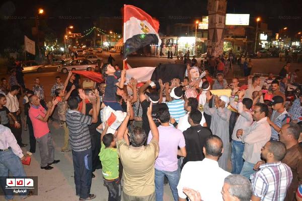 خروج العشرات بالوادي الجديد للمناداة بإسقاط النظام