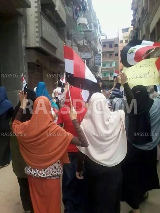 “حرائر شربين” بالدقهلية ينددن بالانتهاكات بحق المعتقلات