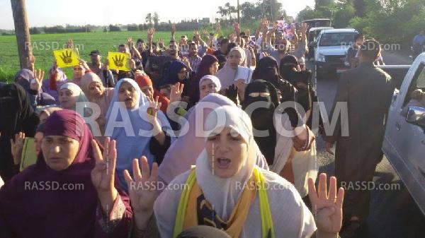 مسيرة حاشدة بدسوق تحت شعار “استنفار رغم الحر والصيام”