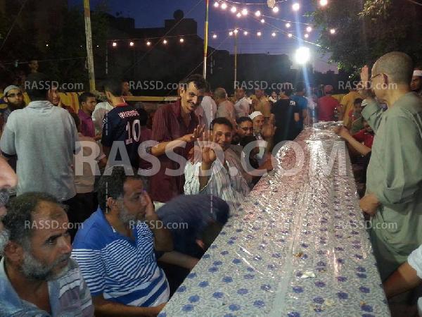 حفل إفطار جماعي على روح أحد شهداء الدقهلية