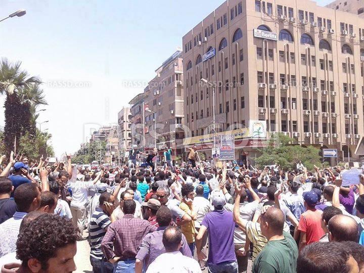 الجيزة تنتفض فى ذكرى الانقلاب