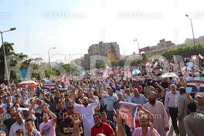 تظاهر عشرات الآلاف بالشرقية دعماً للشرعية