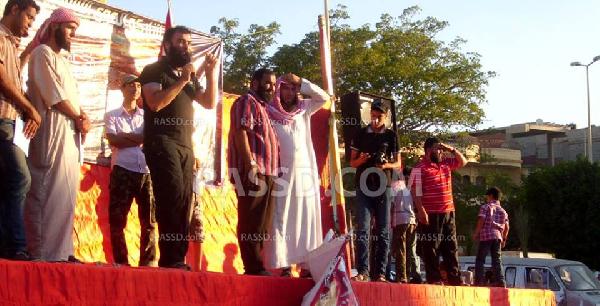 إعتصام مفتوح للقوي الاسلامية بشمال سيناء رفضًا للانقلاب