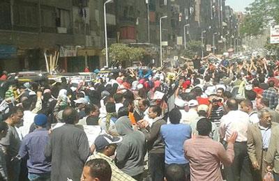 مسيرة حاشدة بالمطرية فى ذكرى الانقلاب